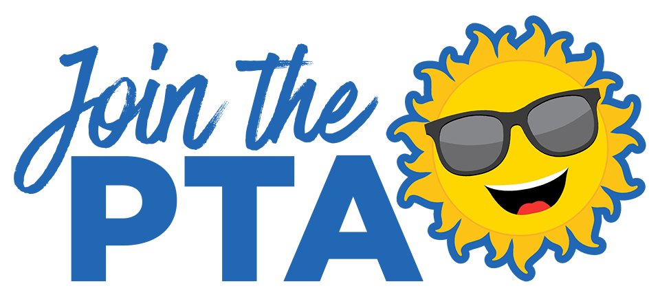 Join the PTA with Sunrays logo
